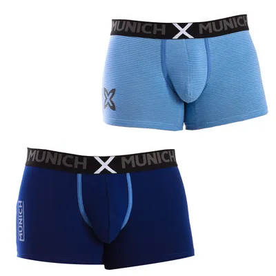 Immagine prodotto di Munich Pack-2 boxer in cotone elasticizzato MUDU per uomo