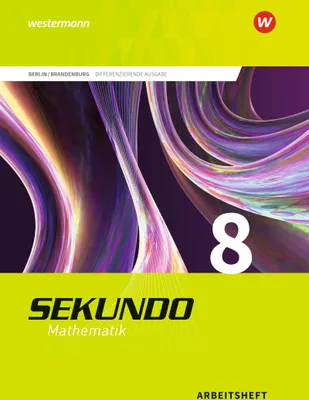 Produktbild von Sekundo 8. Arbeitsheft mit Lösungen. Berlin und Brandenburg