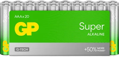 Obrázok produktu pre Batérie Super Alkaline AAA LR03 20-pack
