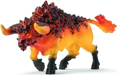 Image de Figurine Taureau de feu Schleich Eldrador Creatures 42493, Figurine détaillée, Jouet enfant dès 7 ans