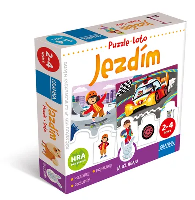 Produktbild von Kinderspiel 'ich fahre' – Fahrzeuge entdecken, 3 verschiedene Spiele in einer Box