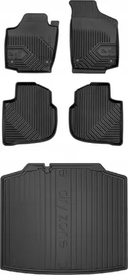 Produktbild von SET 77 Fußmatten und Matten Skoda Rapid Spaceback Schrägheck 2013-2019