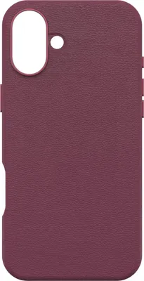 Zdjęcie produktu dla OtterBox Symmetry Series Cactus Leather for MagSafe dla iPhone'a 16 Plus, Maroon Bells