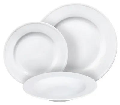 Image de Service de vaisselle Milano Bianco, 18 pièces