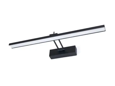 Productafbeelding van Koloreno LED wandlamp, 12W, neutraal wit (4500K), 490x180mm, zwart