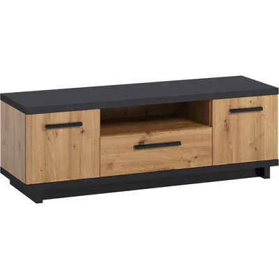 Obrázek produktu pro Komoda RTV INEZA IN02 dub artisan / černá