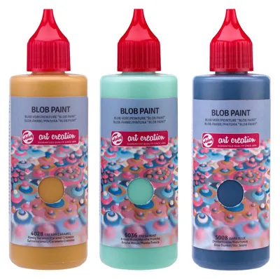 Productafbeelding van Art Creation Blobfarbe Set Mint, 3-delig, creatieve verfset