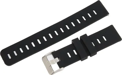 Zdjęcie produktu dla miękki silikonowy pasek do zegarka 20 mm z płaskimi otworami wentylacyjnymi do Amazfit GTS 3Black