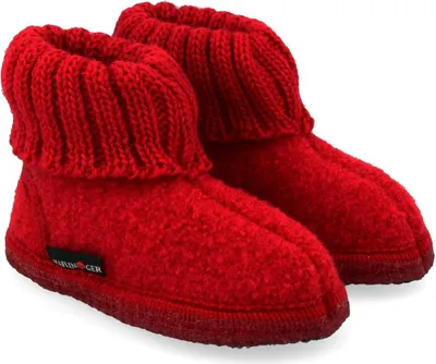 Produktbild von Haflinger Hüttenschuh Hausschuh rot EUR 41