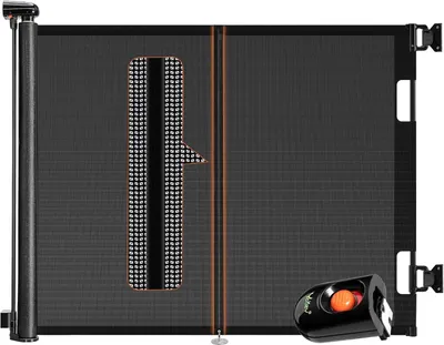 Image de Elzusha - Barrière de sécurité extensible pour enfants, de 0 à 150 cm, sans perçage