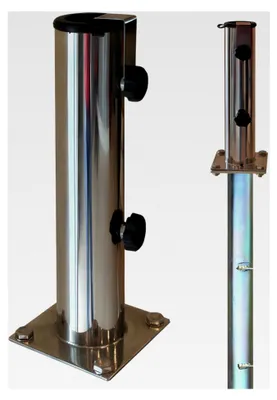 Produktbild von ProKIRA® Sonnenschirmständer für Bodenmontage mit Bodenhülse aus Edelstahl