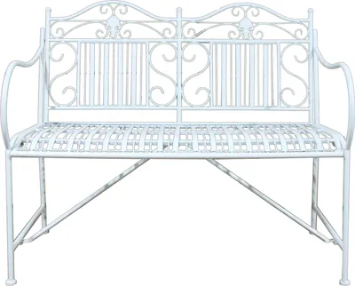 Produktbild von Celia Metall Gartenbank 2-Sitzer 106x91x57 cm