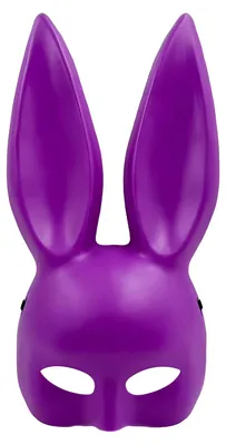 Produktbild von Halloween-Hasenmaske mit langen Ohren, Halbmaske für Geburtstag, Ostern, Halloween, Maskenball, Cosplay, Party, Kostümaccessoire