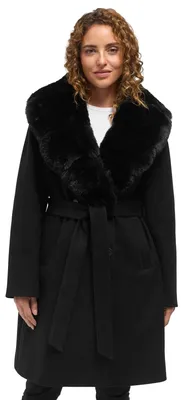 Produktbild von Tazzio Damen Wintermantel F811 (Schwarz, M)