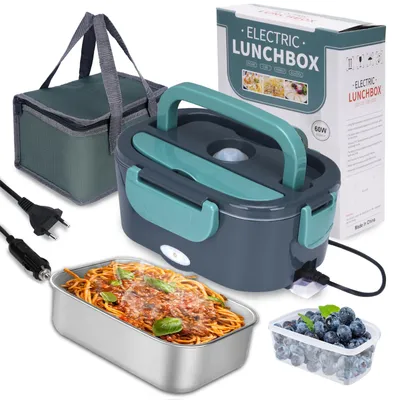 Elektrische Lunchbox 1,5 l, 60 W, 3-in-1 (12/24/220 V), tragbar