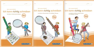 Produktbild von Mein Lupenschreibheft 1 bis 3 im Set - Ich kann richtig schreiben