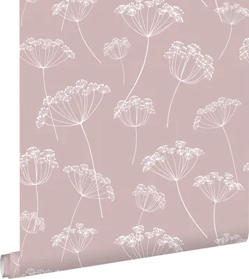 Obrázek produktu pro ESTAhome tapety deštníky tmavě růžové a bílé 53 cm x 10,05 m