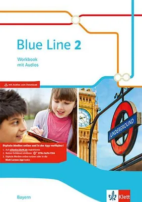 Produktbild von Blue Line 2. Workbook mit Audios Klasse 6. Ausgabe Bayern