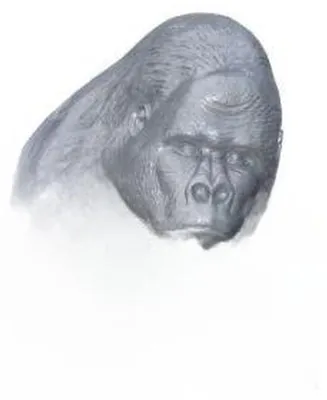 Image de Figurine de singe design Statue Sculptures Décoration Zoo Animal