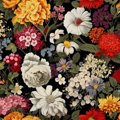 Oxford-Stoff, wasserdicht, 1 Meter, 155 x 100 cm, Blumenmuster