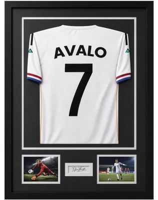Productafbeelding van Avalo Wissellijst Aluminium - Inlijsten Voetbal Shirt - 3D Box Frame - 60x80 CM - Zwart - Diepe lijst - Shirt Inlijsten In Fotolijst