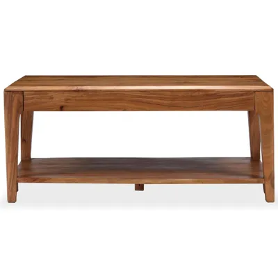 Zdjęcie produktu dla vidaXL Stolik kawowy z litego drewna 88x50x38 cm