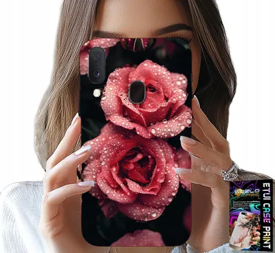 Obrázok produktu pre Puzdro Pre Samsung Galaxy A20E - Krásne Ružové Ruže, Kvetinové Vzory, Puzdro