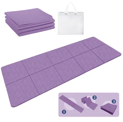Productafbeelding van Omgoods - Opvouwbare yogamat voor thuis en onderweg