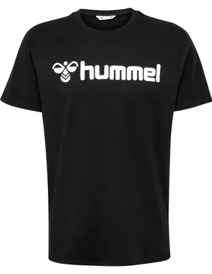 Produktbild von hummel T-Shirt Regular Fit Stretch Rundhalsausschnitt Logo Größe: M (39/40)