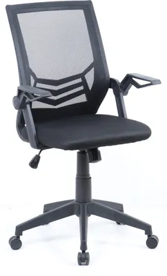 Produktbild von Drehstuhl ESSEN mit Tilt Mechanismus inkl. klappbare Armlehnen und Wippfunktion Schwarz | 1