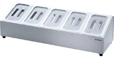 Produktbild von Ständer für Gastronormbehälter - 5 x GN 1/4 (150 mm)