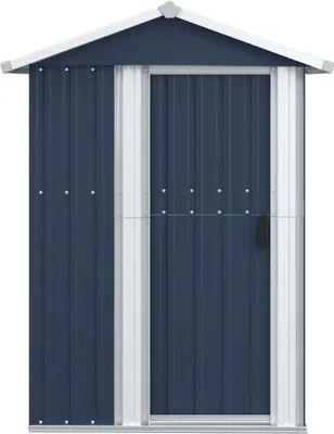 Produktbild von "Winterschlussverkauf "Gartenschrank/Gerätehaus Moderner design - Geräteschuppen - Garagenzelt Anthrazit 126x97,5x177 cm Verzinkter Stahl NeuMöbel 5197245