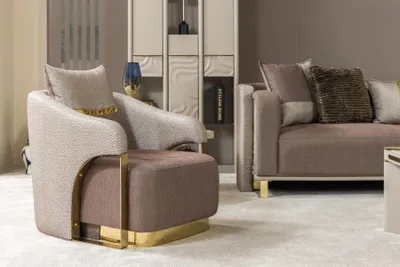 Immagine prodotto di Comoda poltrona in velluto – Per momenti di relax e un design elegante.
