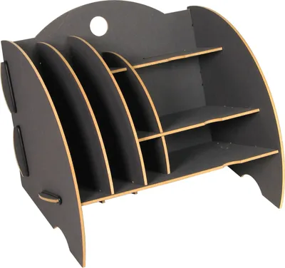 Produktbild von Schreibtischablage, Mini Organizer dunkelgrau