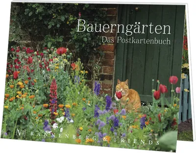 Produktbild von Postkartenbuch Bauerngärten, Postkartenbücher Ansichtskarte Postkarte Garten Blumen