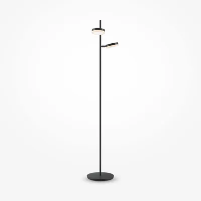 Immagine prodotto di Lampada da terra a LED in metallo regolabile 145 cm di altezza Nero 3000 K bianco caldo 1000 lm Lampada da terra moderna