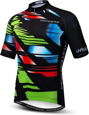 Obrázok produktu pre Cyklistický dres pánsky krátky rukáv, priedušný materiál, pre cyklistické výlety