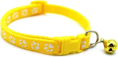 Produktbild von Halsband für Kätzchen/Katze Pfote 1x19-32cm Gelb