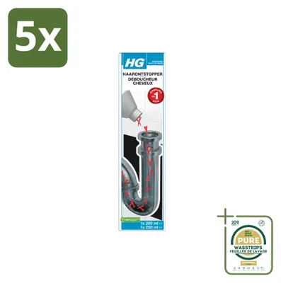 Produktbild von 5 x  HG Haarontstopper - 450 ml - Vorratspackung - 5 Stücke