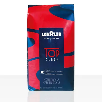 Produktbild von Lavazza Top Class 1kg, 1 kg, Espresso, Medium geröstet, Cinnamon, Chocolate, 1 Stück(e), 1 kg