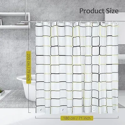 Image de Rideau de douche - Rideau de douche 180 x 180 cm