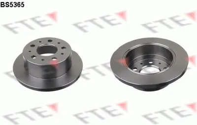 Produktbild von 2x FTE Bremsscheibe 9071378 hinten für OPEL Movano C Pritsche / Fahrgestell (U9)