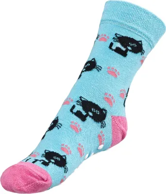 Produktbild von Baby-Socken Katze - 25-29 - Blau,Rosa