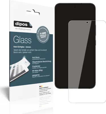 Obrázok produktu pre 2x ochranná fólia pre Samsung Galaxy S22 - Anti-Shock 9H fólia dipos Glass plastové sklo