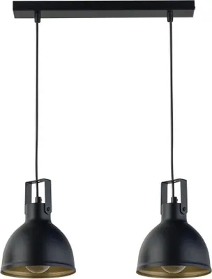 Immagine prodotto di Lampada a sospensione decorativa a doppio loft nero Mars 2xE27 15W Sigma Lighting
