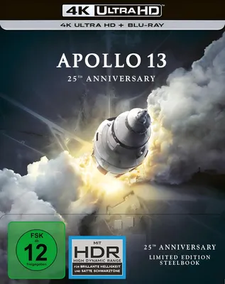 Produktbild von Apollo 13 - 25th Anniversary - 4K UHD - Steelbook [Blu-ray]