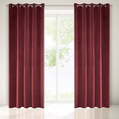 Produktbild von Famanu Verdunkelungsvorhang / Blackout Samt 140x250 cm - Grau
