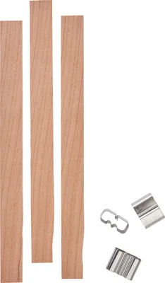 Produktbild von Holzdochte mit Halter 14 mm, 3 Stück
