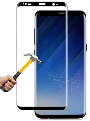 Produktbild von ino 3D Schutzglas für Samsung Galaxy S8 Panzerglas volle Abdeckung transparent Full Displayfolie Glasfolie 9H Härte Handyschutz