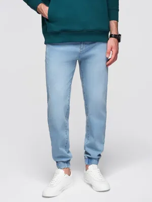 Immagine prodotto di Jeggings in denim con cintura classica indaco chiaro XL